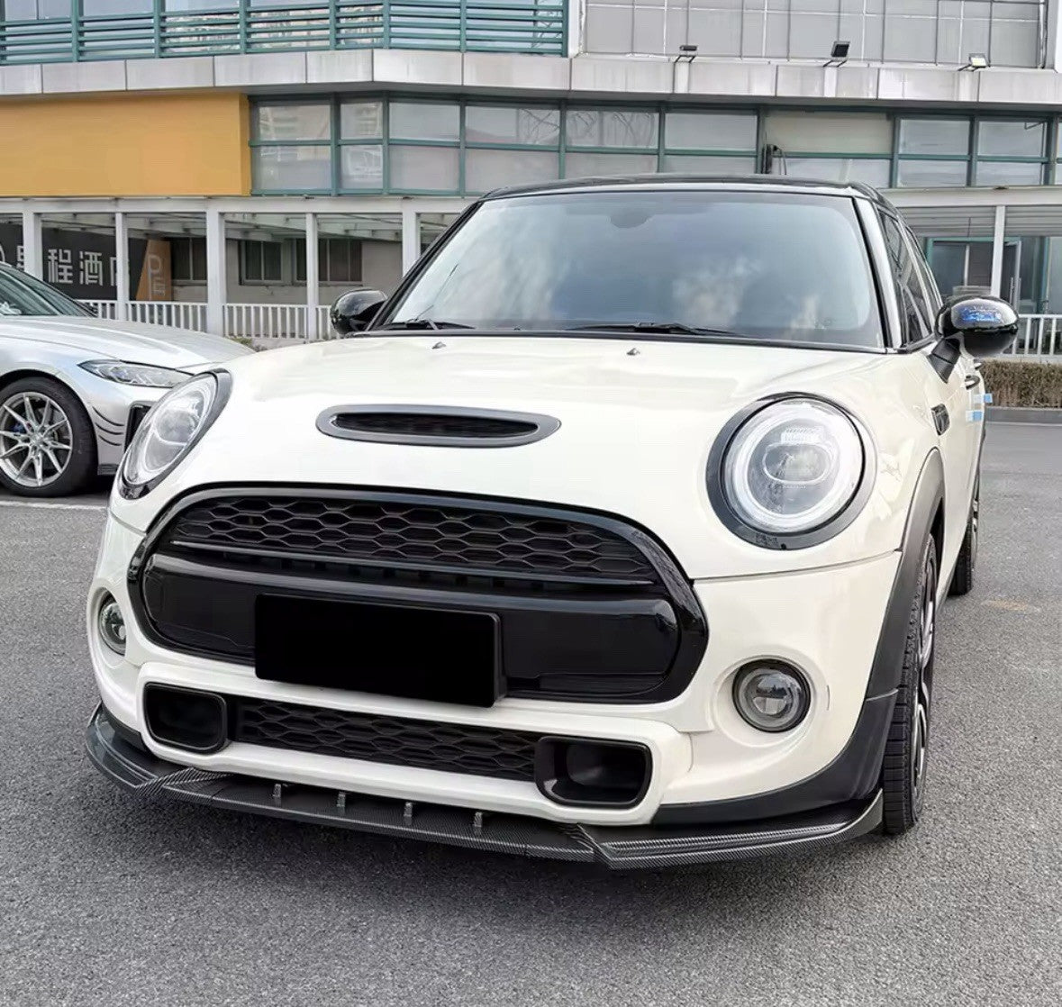 Mini Cooper S JCW F55 F56 F57 2014-2021 Carbon Fibre Front Splitter Lip Low Kit