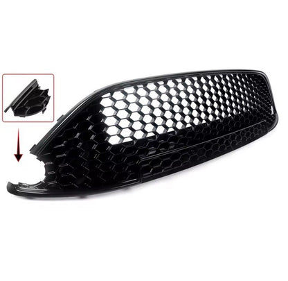 Gloss Black Honeycomb Front Grille For Ford Focus ST MK3.5 2015-2018