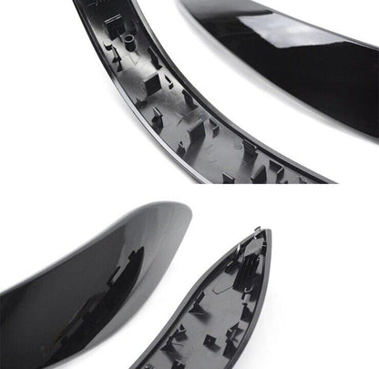 BMW 3 Series F30 F31 F35 F80 Gloss Black Interior Door Grab Handle Trims 4pcs