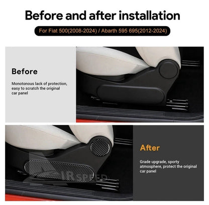 Fiat 500 2008-2024 Abarth 595 695 2012-2024 Seat Adjustment Panel Trim