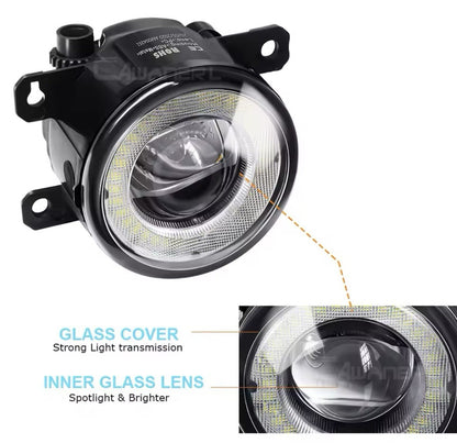 Vuaxhall Astra VXR 1998-2011 Daytime Running Halo Lights Front Fog DRL Angel H11
