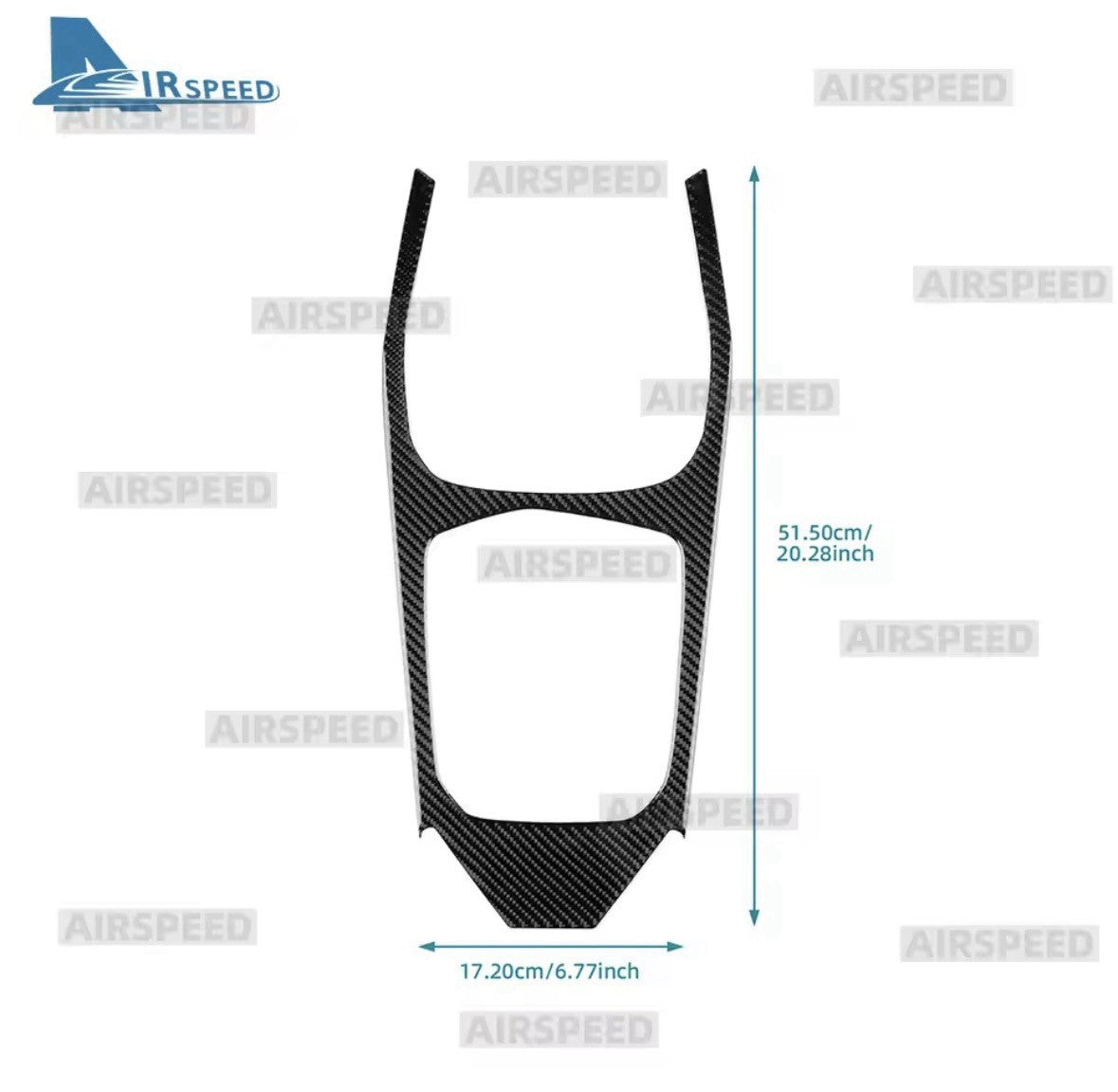 Carbon Fibre Centre Console Gear Panel Trim For BMW 1 2 Series F40 F44 RHD