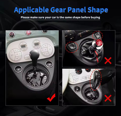 Fiat 500 Abarth 595 695 Carbon Fibre Centre Console Gear Panel Surround Trim