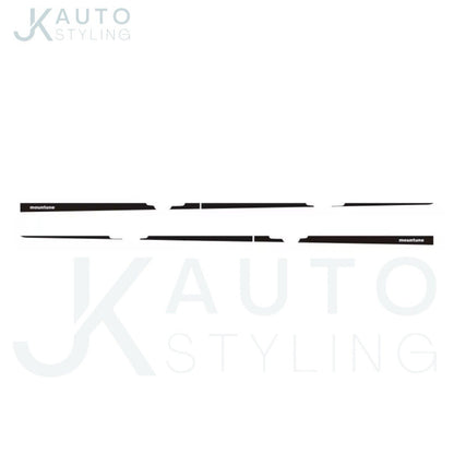 Ford Focus MK2 5 Door 2005-2011 Mountune Vinyl Door Graphics Side Stripes Black