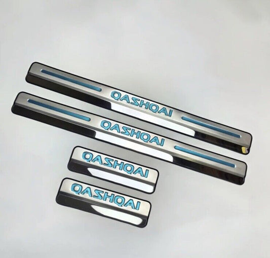4 stuks Rvs Auto Instaplijsten Kick Platen, voor Nissan Qashqai J11 J12 2016-2020 2021 2022 Instaplijsten Welkom Sticker Decoratieve Slijtage Pedaal Scuff Guard Drempel Cover 4 stuks Rvs Auto Instaplijsten Kick Platen, voor Nissan Qashqai J11 J12 2016-2020 2021 2022 Instaplijsten Welkom Sticker Decoratieve Slijtage Pedaal Scuff Guard Drempel Cover