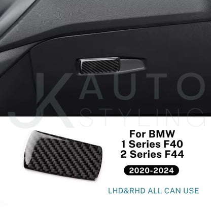 Carbon Fibre Interior Glovebox Handle Trim For BMW 1 Series F40 2020-2024