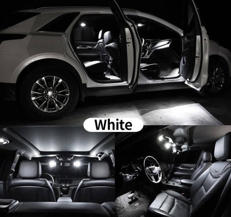 Seat Ibiza 2017-20 Cool White Interior LED Light Bulb Kit Canbus Error Free 4pcs
