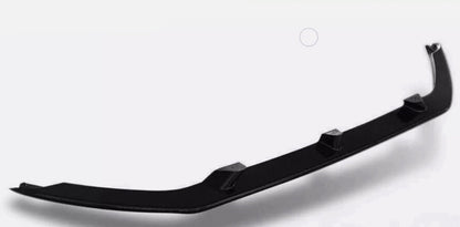 GLOSS BLACK FRONT SPLITTER LIP FOR FORD TRANSIT CUSTOM 2012-2018 BUMPER LIP