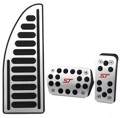 Metal Sport Pedal Covers For Ford Focus ST Kuga Escape Automatic Gas Brake Rest