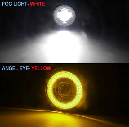 Vuaxhall Corsa VXR 2007-2014 Yellow Daytime Running Halo Lights Front Fog H11