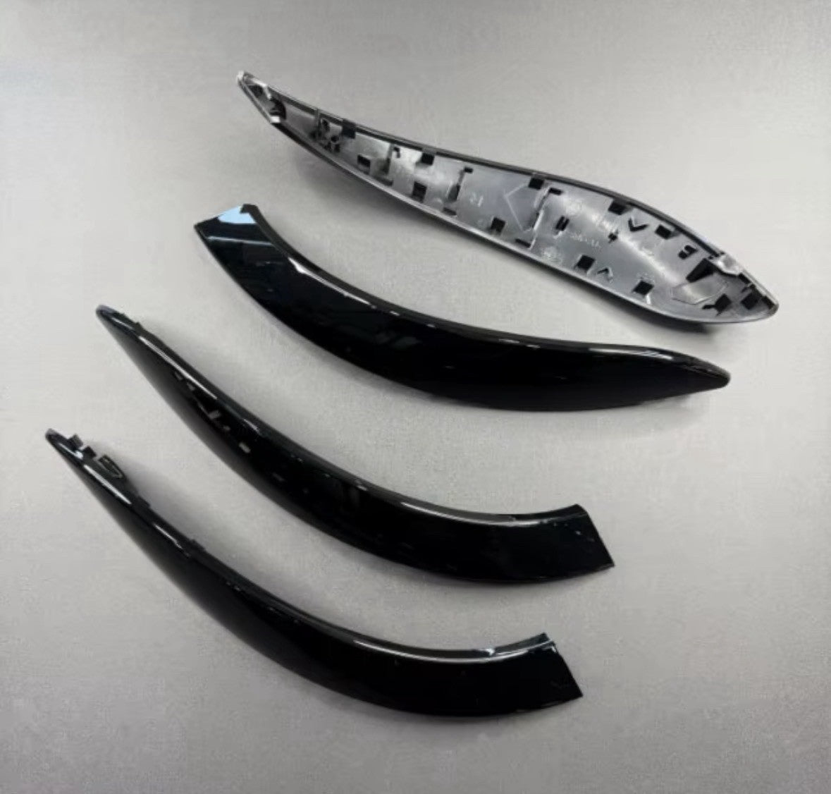 Gloss Black Door Grab Handle Trim 4pcs For BMW 3 4 Series F30 F32 F33 F34 F36