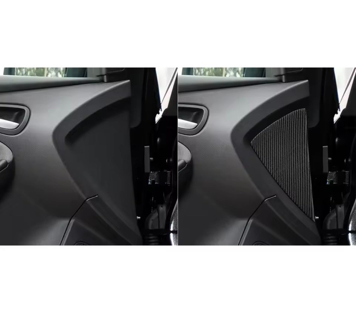 Ford Focus MK3 2012-2018 Carbon Fibre Interior Door Card Panel Trim Protectors