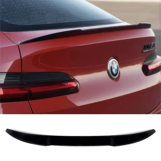 BMW X4 G02 X4M 2019-2022 Gloss Black Spoiler Extension Rear Boot Trunk Wing Lip