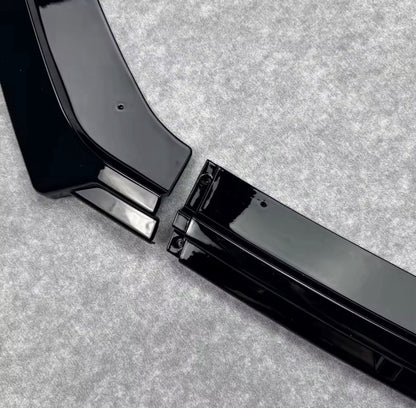 GLOSS BLACK FRONT SPLITTER LIP FOR SEAT LEON MK3.5 2017-2019 FACELIFT