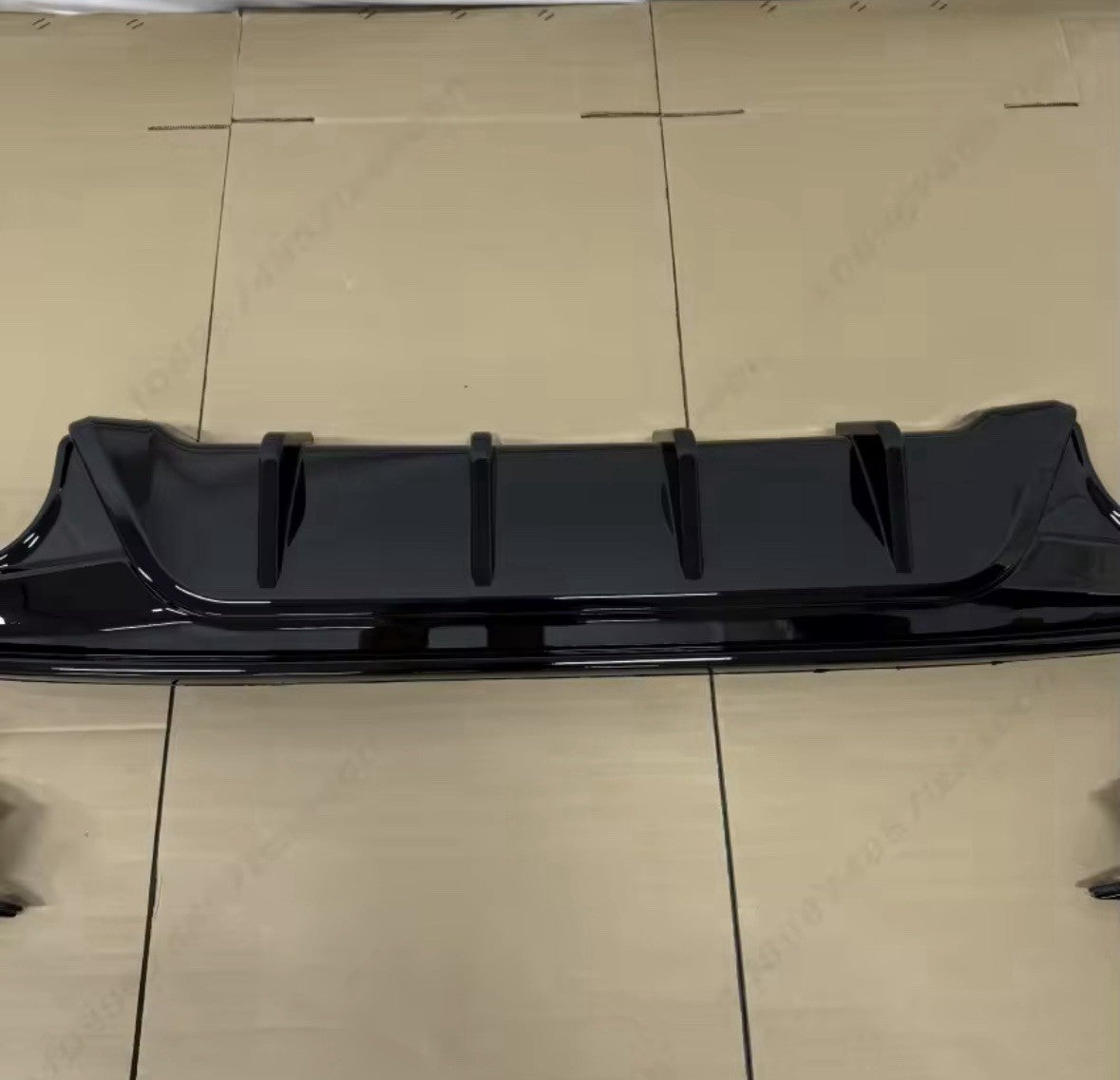 Ford Focus ST MK4 2018-2022 Gloss Black Full Rear Bumper Diffuser 3pcs Body Kit