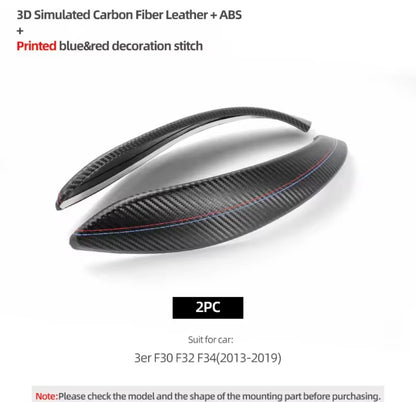 BMW 3 Series F30 F32 F34 2013-2019 Carbon Fibre Interior Grab Handle Trim 2pcs