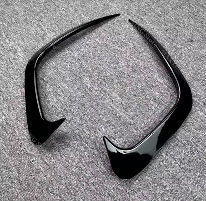 BMW 3 Series G20 G28 2019-2022 Gloss Black Rear Bumper Side Vent Canards 2pcs