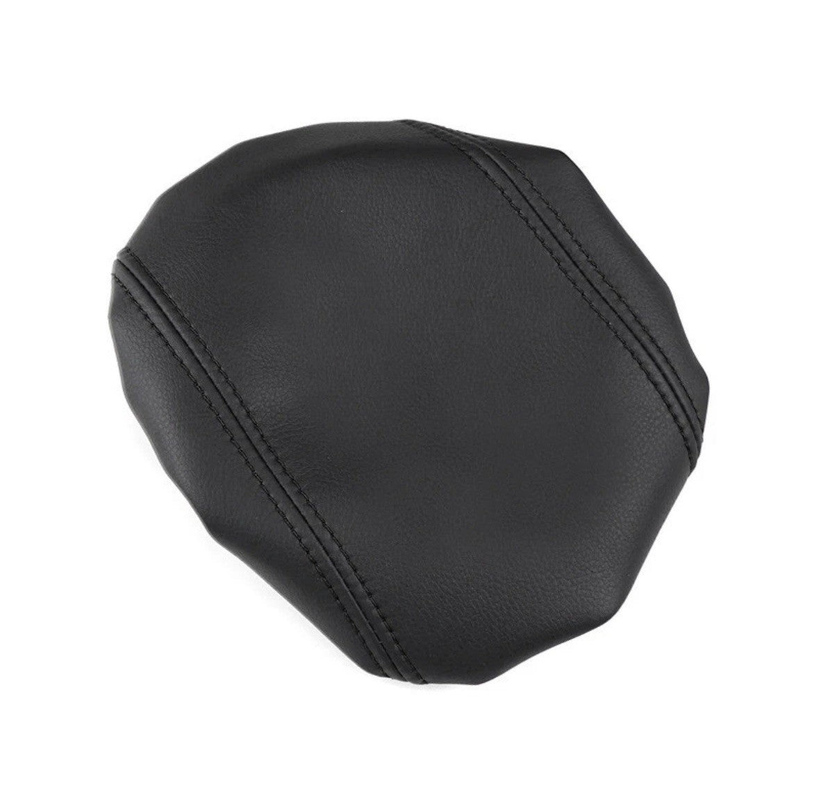 Black PU Leather Armrest Cover Protector For Ford Focus MK3.5 2015-2018