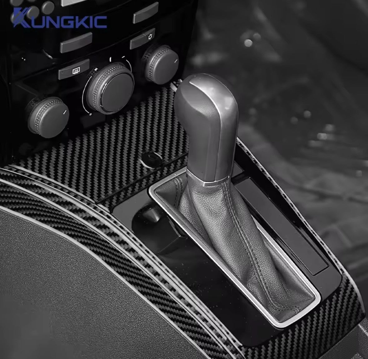 Vauxhall Astra H MK5 2004-2010 Carbon Fibre Centre Console Gear Panel Trim