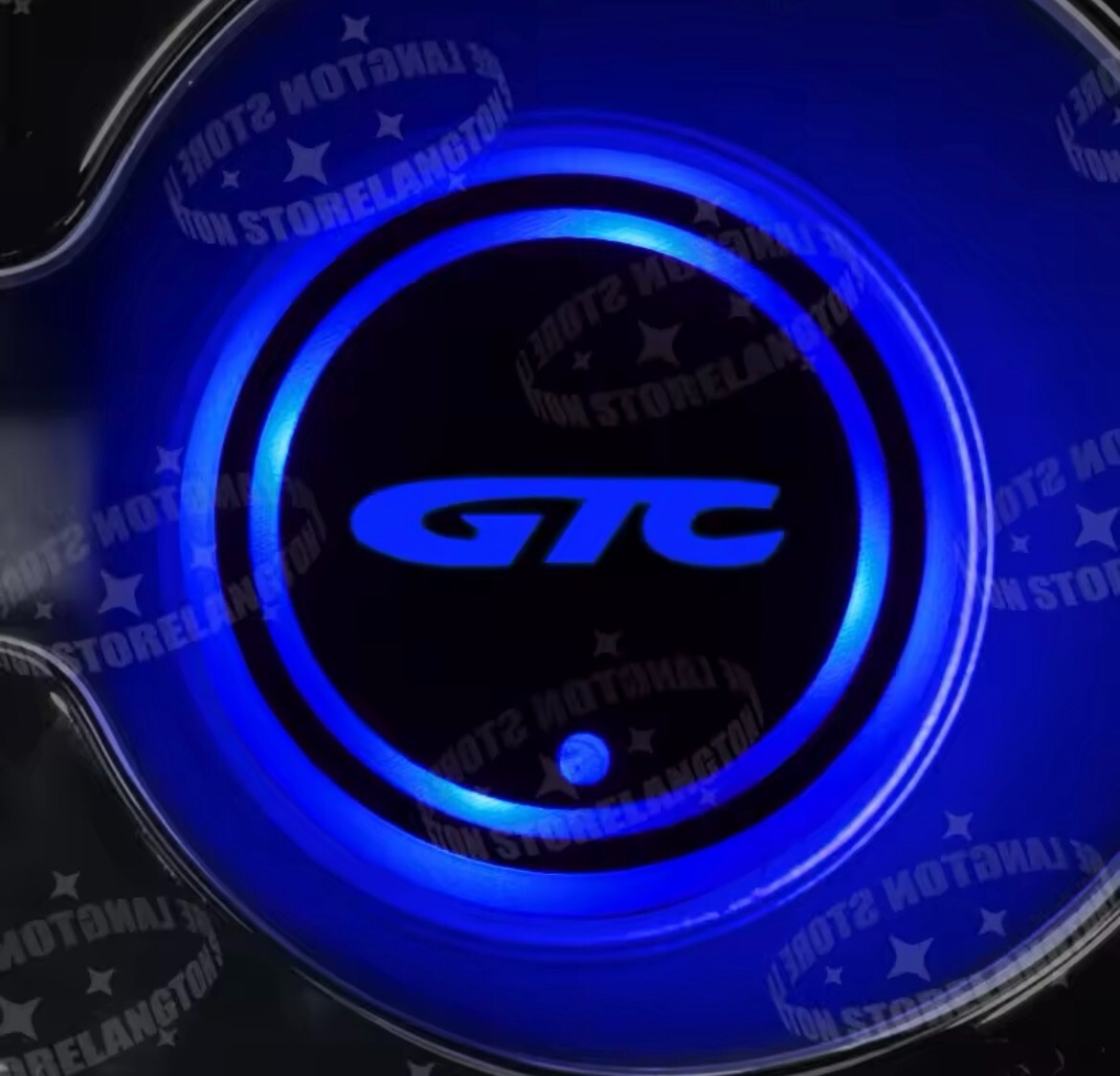 GTC Wireless Light Up RGB LED Drink Coaster Mat For Vauxhall Astra GTC Recharge