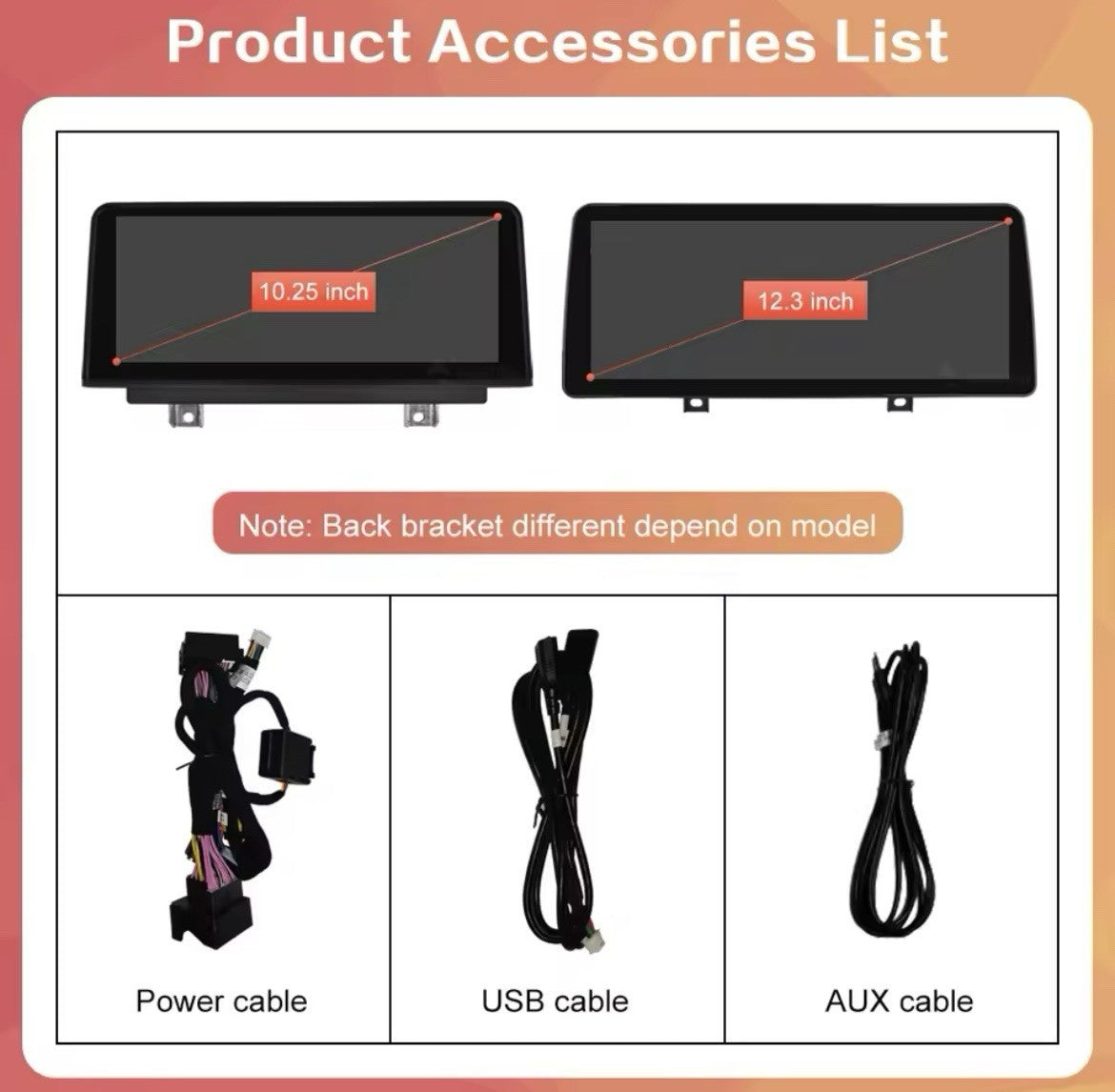 10.25" NBT Linux Screen Upgrade Carplay Android Auto For BMW 3 4 Series 2012-16
