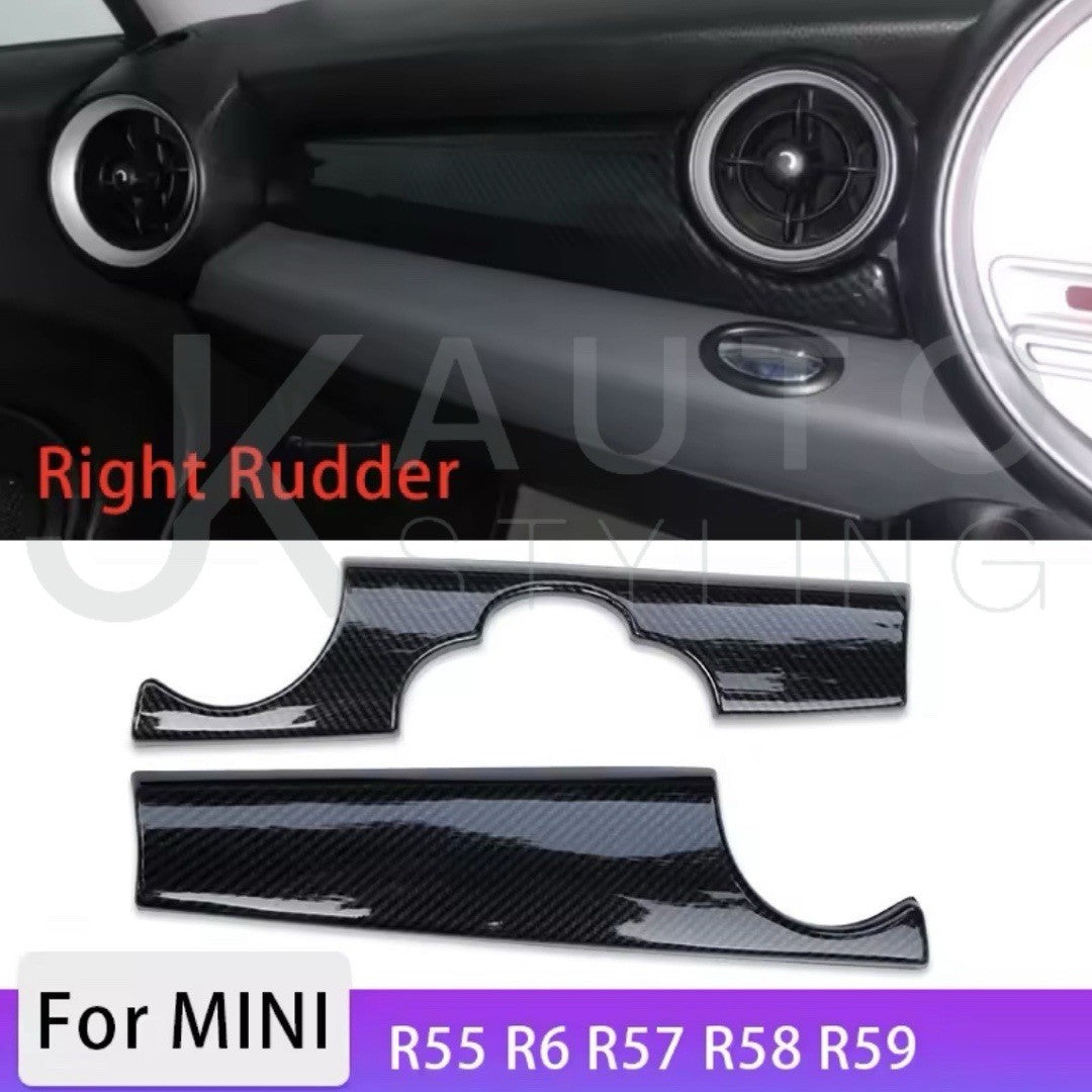 Mini One Cooper Clubman JCW R55 R56 R57 R58 R59 Carbon Fibre Dashboard Panel Tri