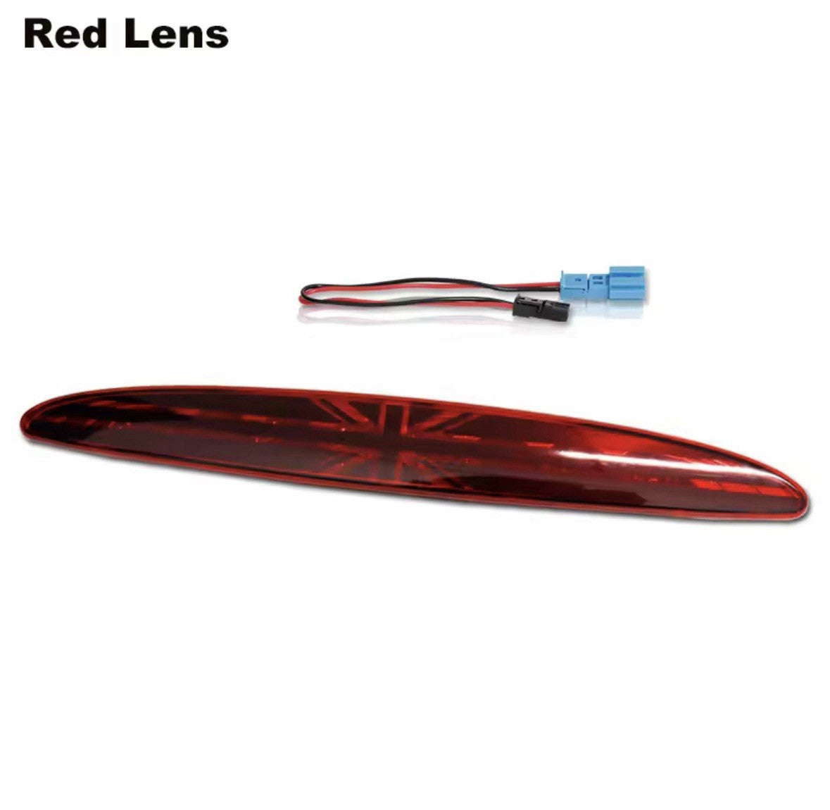 Mini Cooper R50 R53 Red Lens Union Jack LED Top Rear Central Third Brake Light