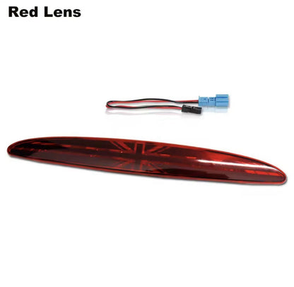 Mini Cooper R50 R53 Red Lens Union Jack LED Top Rear Central Third Brake Light
