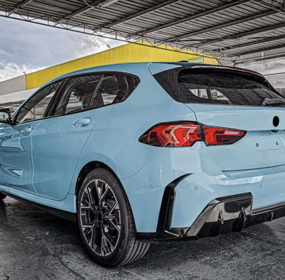 BMW 1 Series F70 2024+ M Sport Gloss Black Rear Bumper Side Vent Canards 2pcs