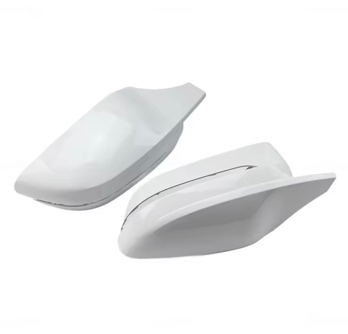 New Models BMW 3 4 5 7 8 Series Gloss White M Style Wing Mirror Caps 2pcs