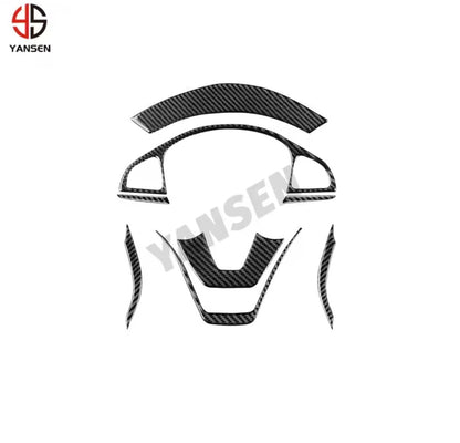 Mercedes E Class W213 2016-2022 Carbon Fibre Steering Wheel Trim Cover Full Kit