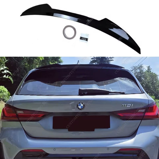 BMW 1 Series F40 2019-2024 Standard Gloss Black Spoiler Extension Roof Wing Lip