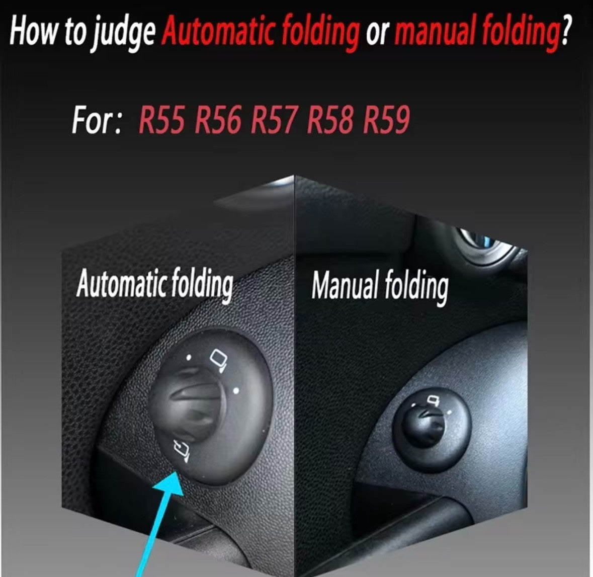 Mini Countryman Cooper S Clubman Paceman R55 R56 R57 R58 R59 R60 R61 Mirror Caps