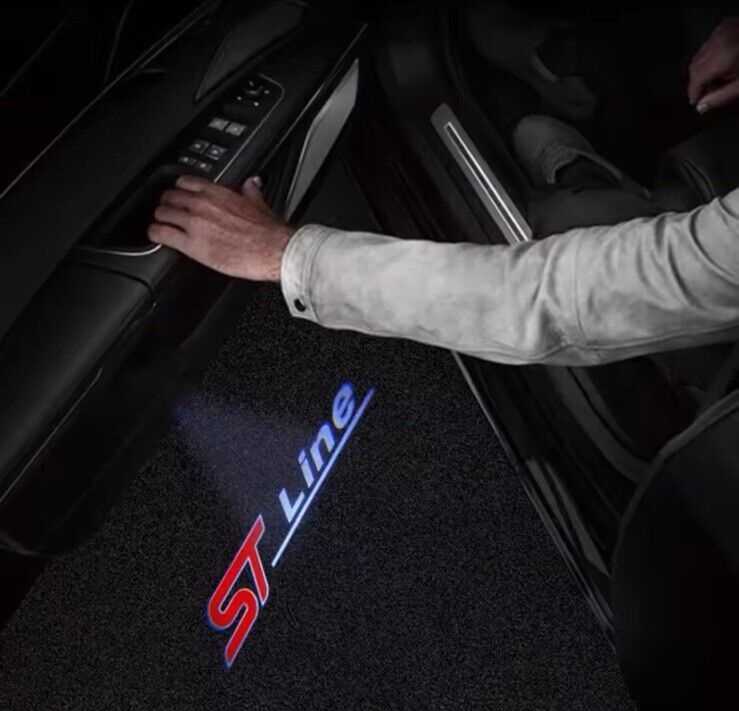 Ford ST Line Wireless LED Welcome Puddle Lights Ford Fiesta Focus Puma Kuga 2pcs