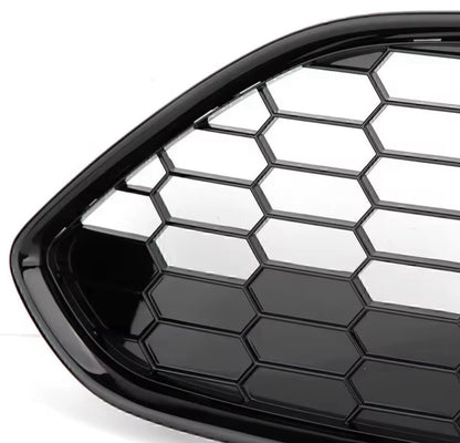 Ford Fiesta Zetec S ST Line 2013-2017 Gloss Black Honeycomb Front Bumper Grille