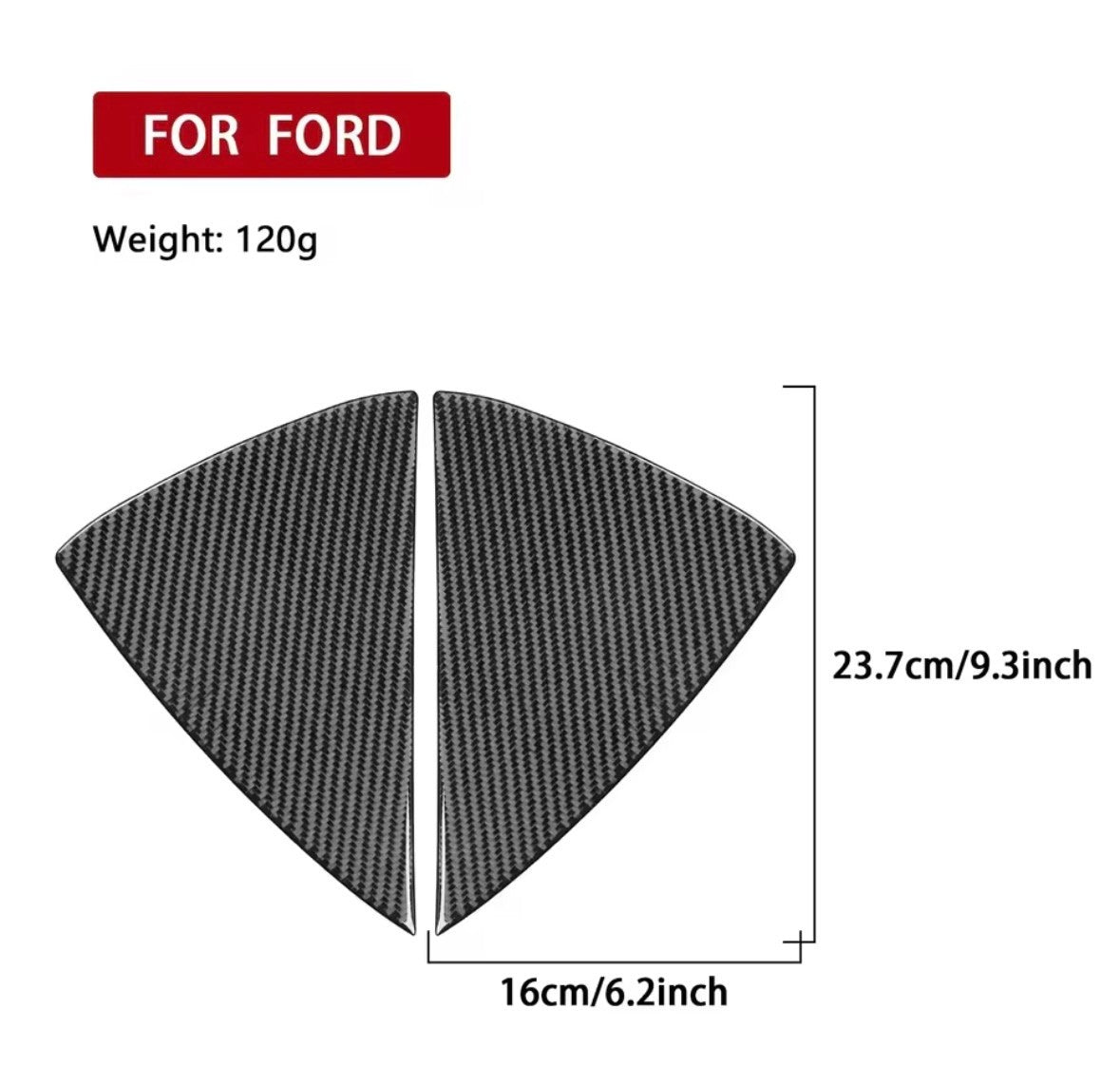 Ford Focus MK3 2012-2018 Carbon Fibre Interior Door Card Panel Trim Protectors