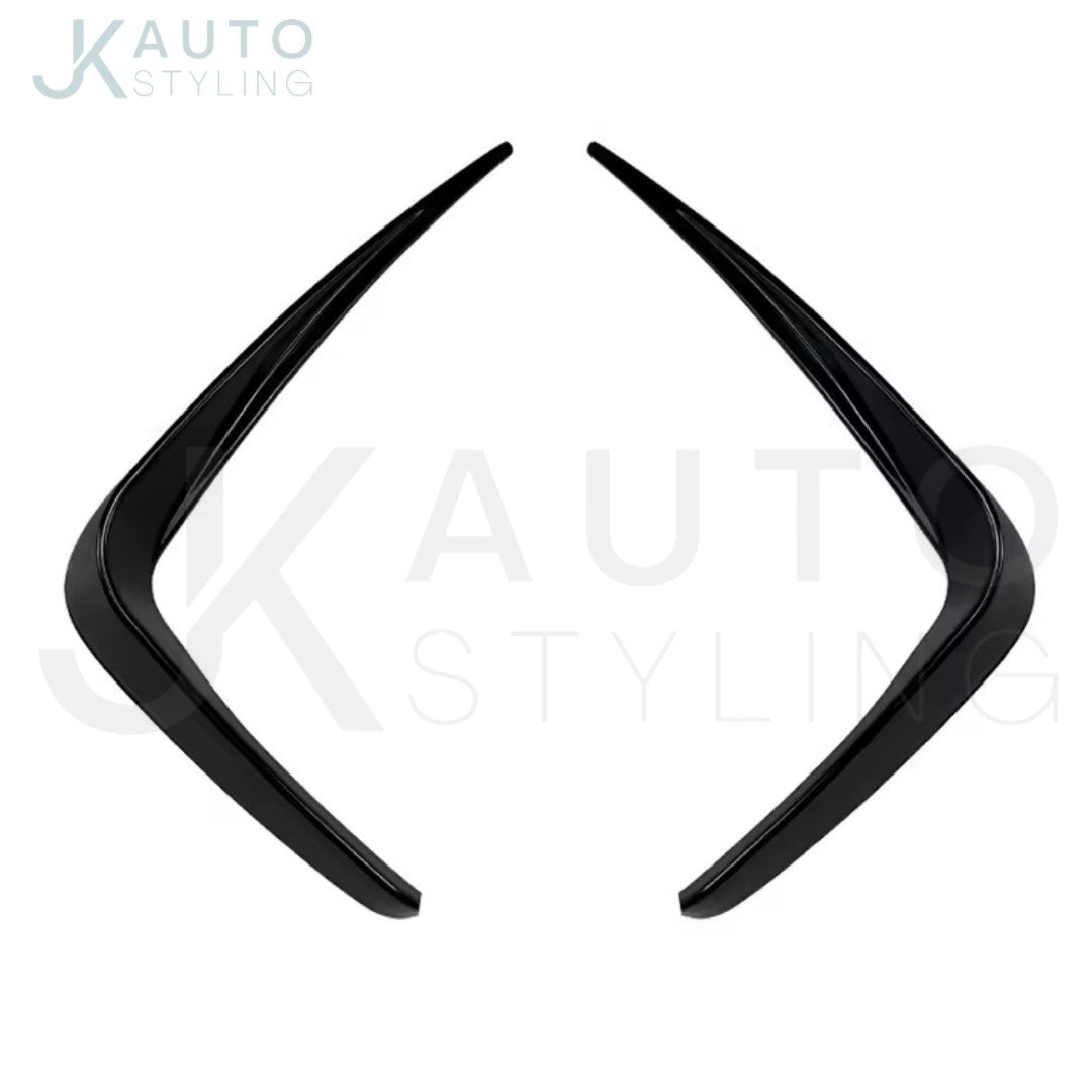 Ford Focus ST Line MK4.5 2012-2024 Gloss Black Front Bumper Canards 2pcs