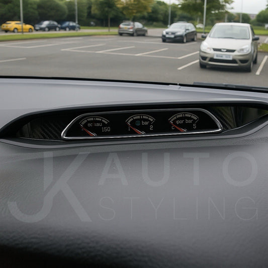 Ford Focus MK3 MK3.5 ST RS 2012-2018 Carbon Fibre Gel Gauge Cluster Overlay Trim