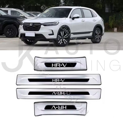 Honda HRV HR-V Vezel 2023-2025 Stainless Steel Door Sill Protectors Scuff Plates