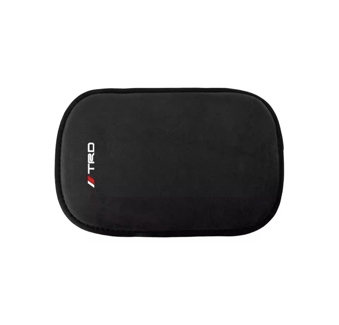 Black Suede Armrest Cover For Toyota TRD RAV4 CHR Yaris Prius Avensis