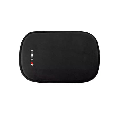 Black Suede Armrest Cover For Toyota TRD RAV4 CHR Yaris Prius Avensis