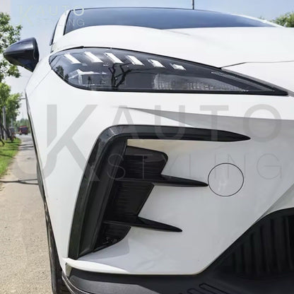 MG4 EV Mulan Electric 2023 2024 2025 Gloss Black Front Bumper Side Vent Canards