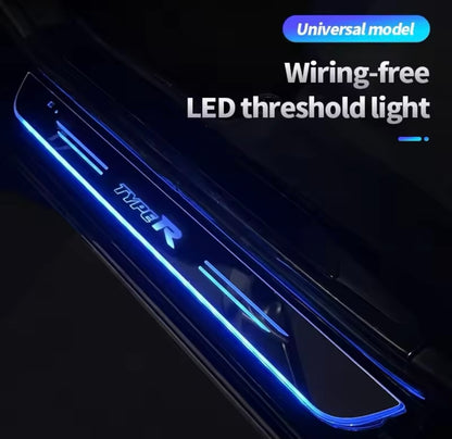 Honda Civic Type R LED Colour Change Door Sill Protector Strips USB Wireless RGB