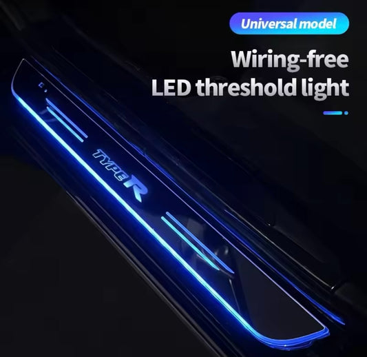 Honda Civic Type R LED Colour Change Door Sill Protector Strips USB Wireless RGB