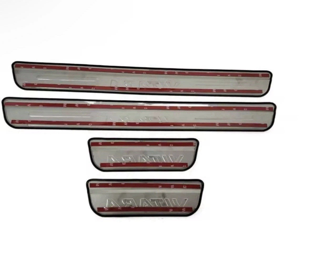 4Pcs Suzuki Vitara Stainless Steel Door Sill Protective Scuff Plates