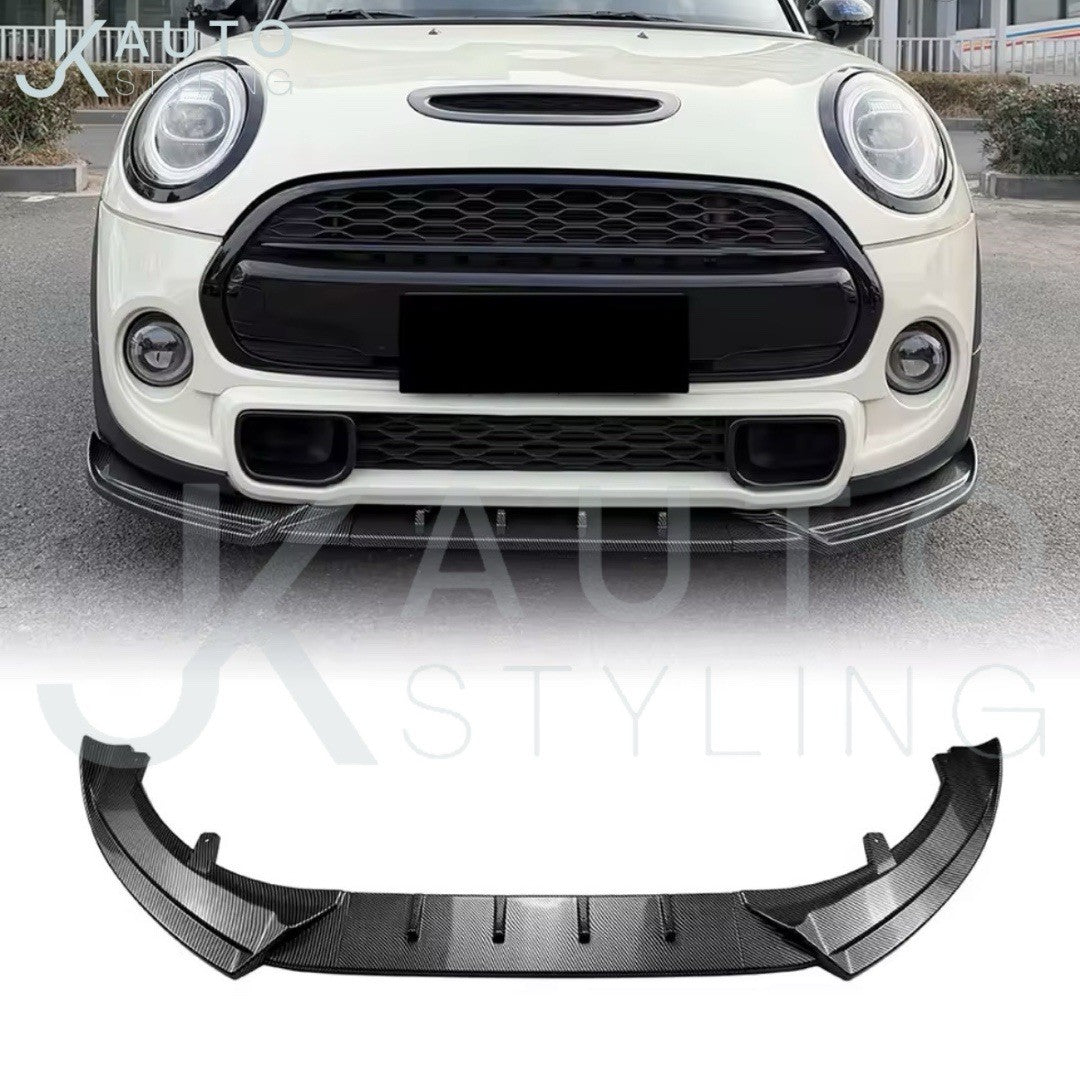 Mini Cooper S JCW F55 F56 F57 2014-2021 Carbon Fibre Front Splitter Lip Low Kit