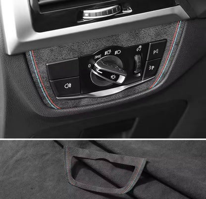 BMW X3 G01 X3 G08 X4 G02 Alcantara Interior Headlight Control Panel Surround