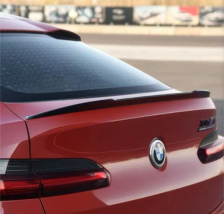 BMW X4 G02 X4M 2019-2022 Gloss Black Spoiler Extension Rear Boot Trunk Wing Lip