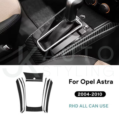 Vauxhall Astra H MK5 2004-2010 Carbon Fibre Centre Console Gear Panel Trim