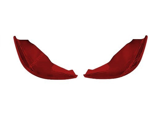 BMW 1 Series F40 M Sport M135i Gloss Red Rear Spats Rear Bumper Side Splitters